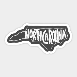 North Carolina (White Graphic) Sticker